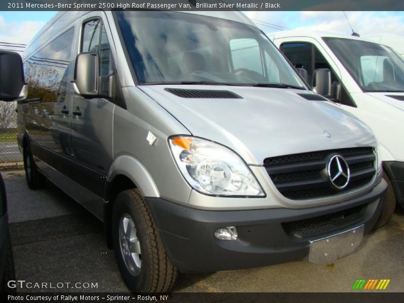 Brilliant Silver Metallic / Black 2011 Mercedes-Benz Sprinter 2500 High Roof Passenger Van