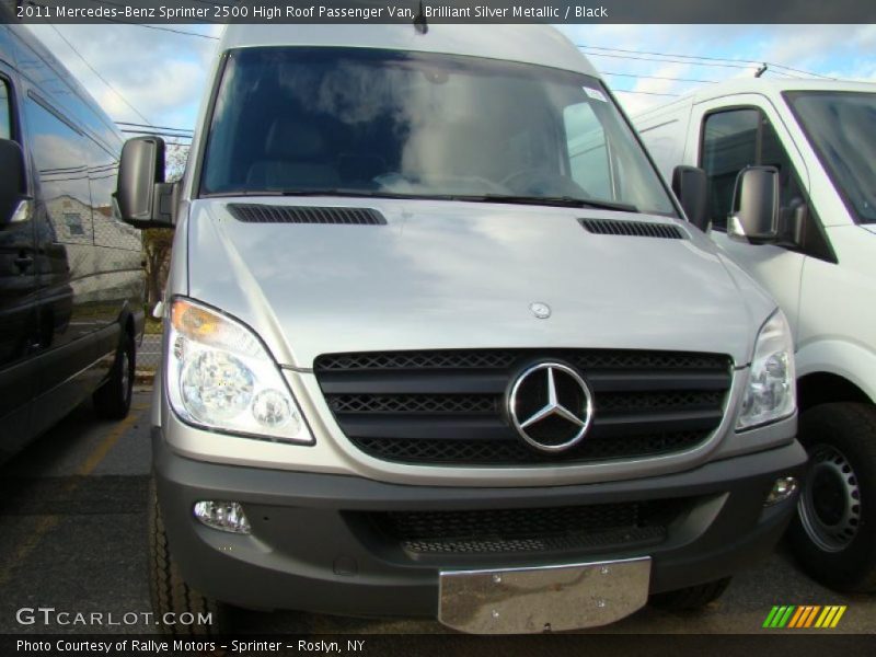 Brilliant Silver Metallic / Black 2011 Mercedes-Benz Sprinter 2500 High Roof Passenger Van