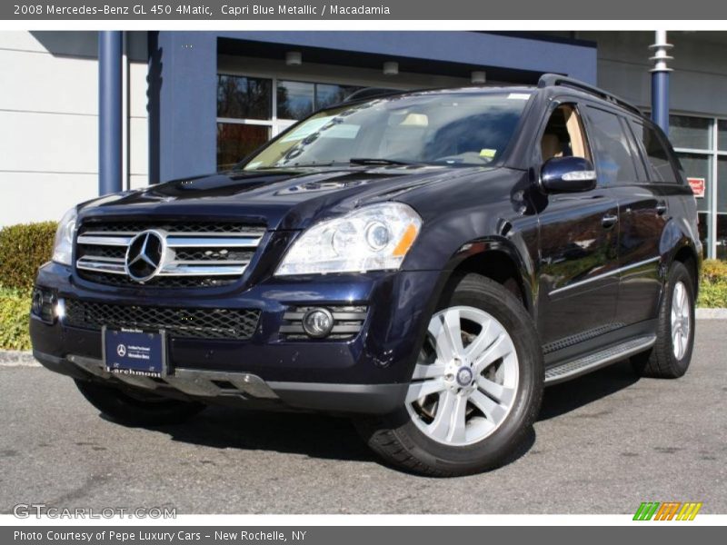 Capri Blue Metallic / Macadamia 2008 Mercedes-Benz GL 450 4Matic