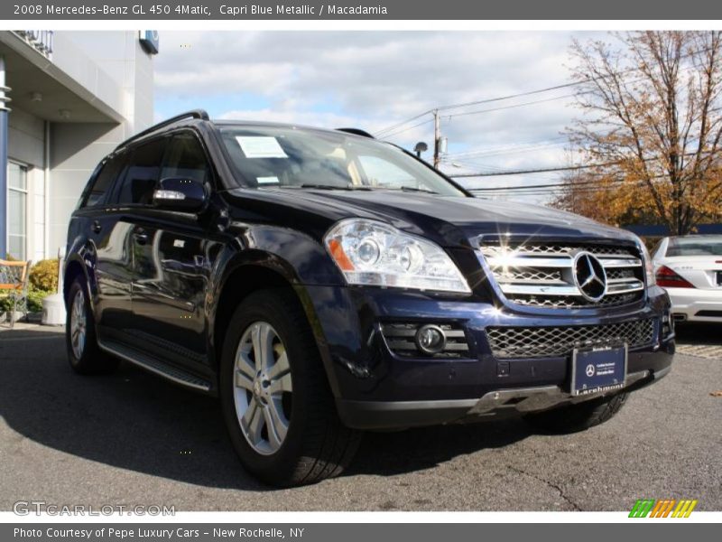 Capri Blue Metallic / Macadamia 2008 Mercedes-Benz GL 450 4Matic