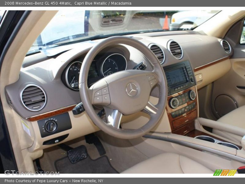 Capri Blue Metallic / Macadamia 2008 Mercedes-Benz GL 450 4Matic