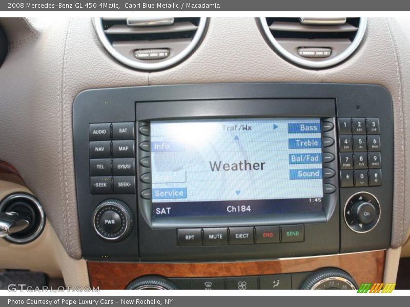 Capri Blue Metallic / Macadamia 2008 Mercedes-Benz GL 450 4Matic
