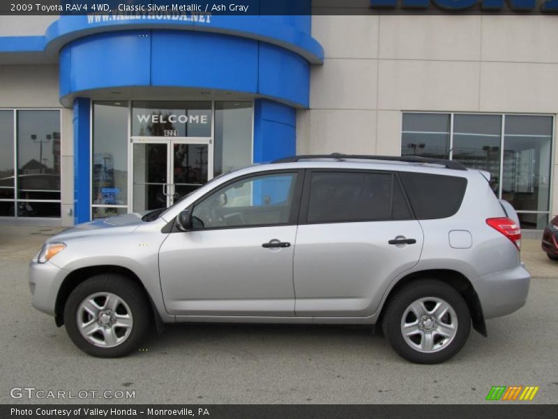 Classic Silver Metallic / Ash Gray 2009 Toyota RAV4 4WD