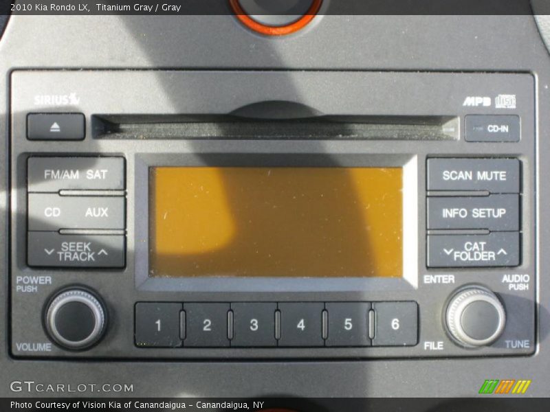 Controls of 2010 Rondo LX