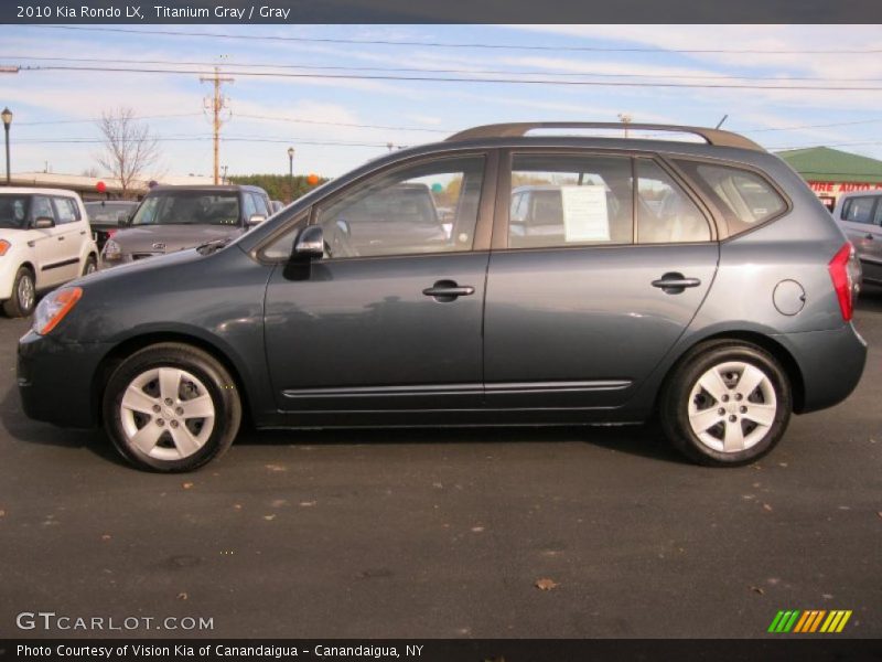Titanium Gray / Gray 2010 Kia Rondo LX