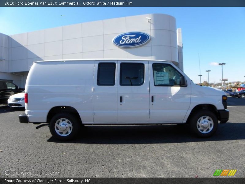 Oxford White / Medium Flint 2010 Ford E Series Van E150 Commercial