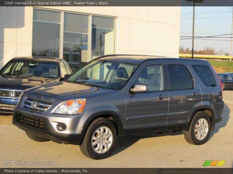 Pewter Pearl / Black 2005 Honda CR-V Special Edition 4WD