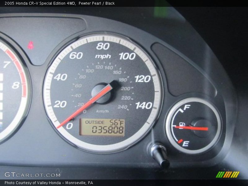 Pewter Pearl / Black 2005 Honda CR-V Special Edition 4WD