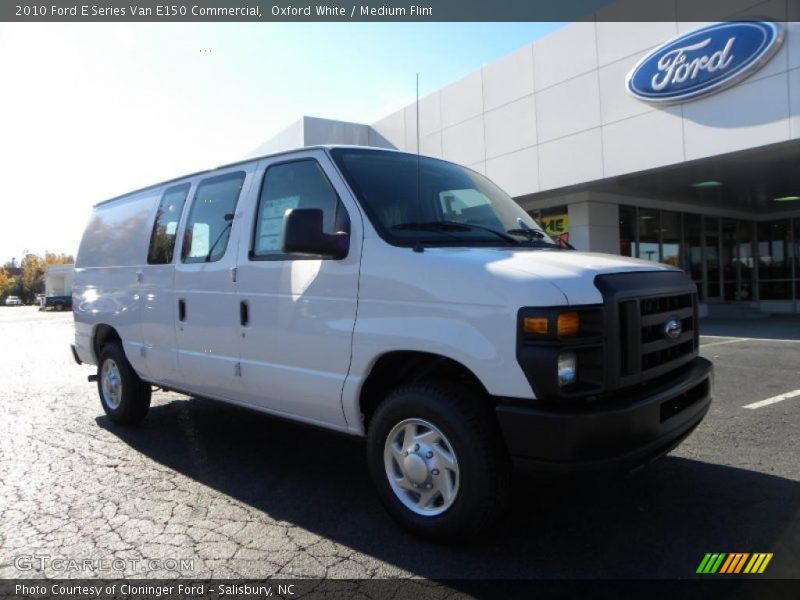 Oxford White / Medium Flint 2010 Ford E Series Van E150 Commercial