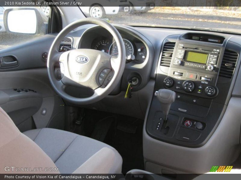 Titanium Silver / Gray 2010 Kia Sedona LX