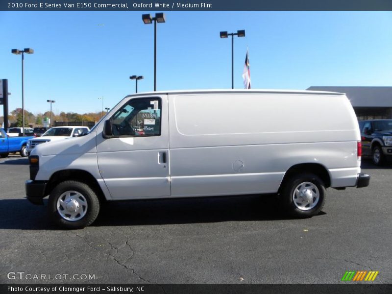 Oxford White / Medium Flint 2010 Ford E Series Van E150 Commercial