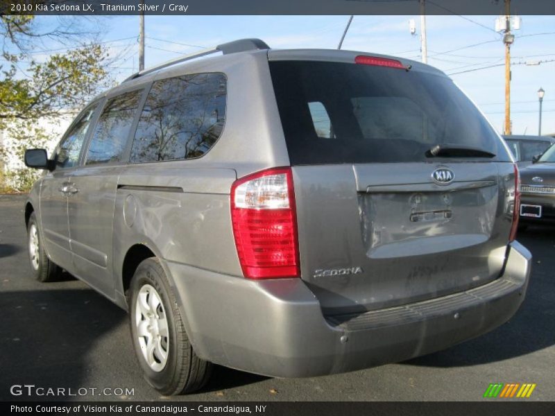Titanium Silver / Gray 2010 Kia Sedona LX