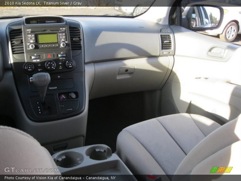 Titanium Silver / Gray 2010 Kia Sedona LX