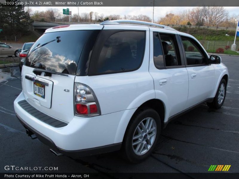 Winter White / Carbon Black 2009 Saab 9-7X 4.2i AWD