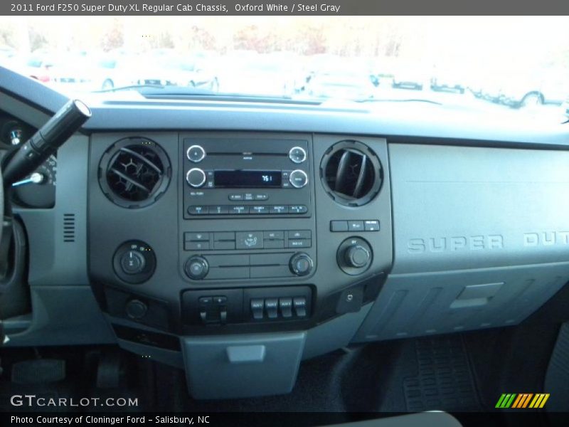 Dashboard of 2011 F250 Super Duty XL Regular Cab Chassis