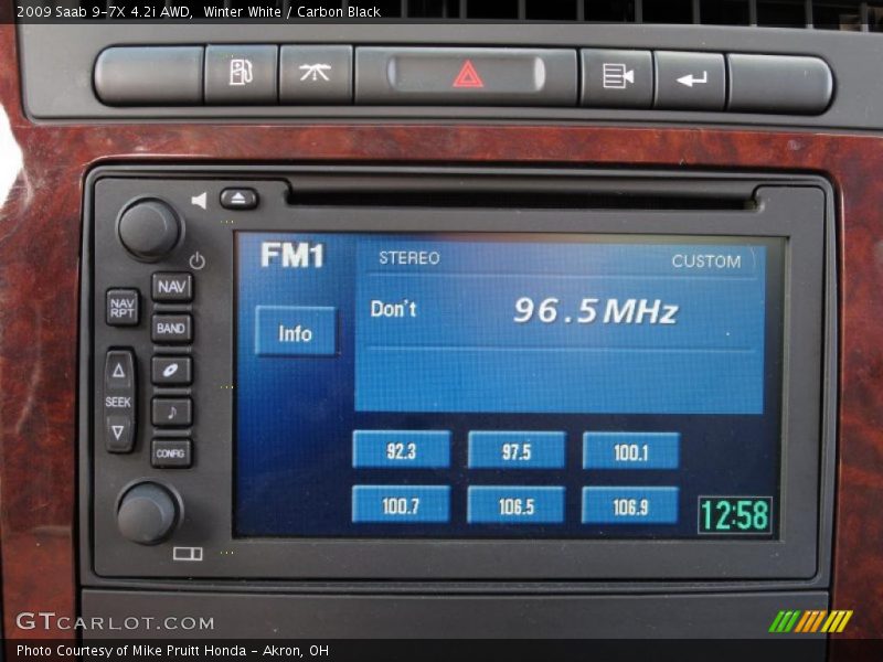 Controls of 2009 9-7X 4.2i AWD