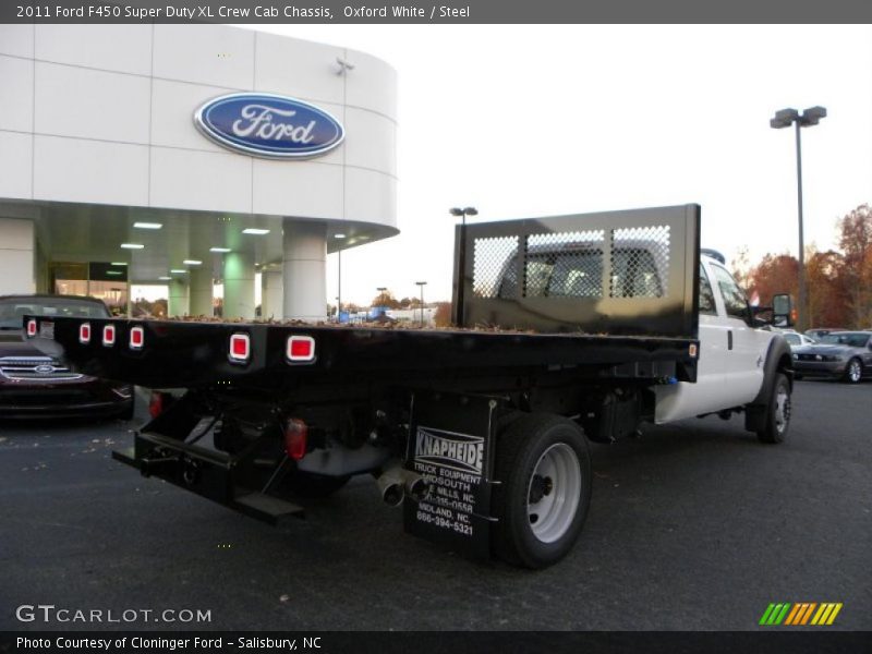 Oxford White / Steel 2011 Ford F450 Super Duty XL Crew Cab Chassis