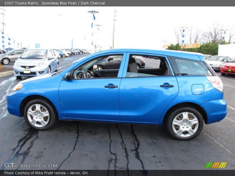 Speedway Blue Pearl / Dark Charcoal 2007 Toyota Matrix