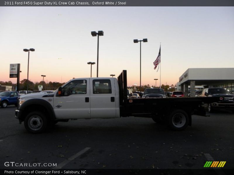Oxford White / Steel 2011 Ford F450 Super Duty XL Crew Cab Chassis