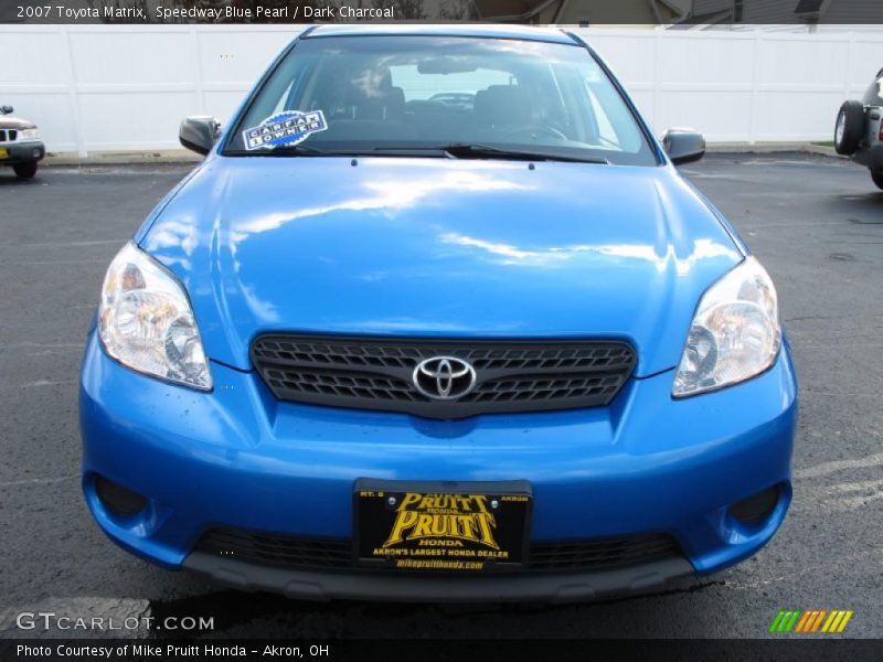 Speedway Blue Pearl / Dark Charcoal 2007 Toyota Matrix