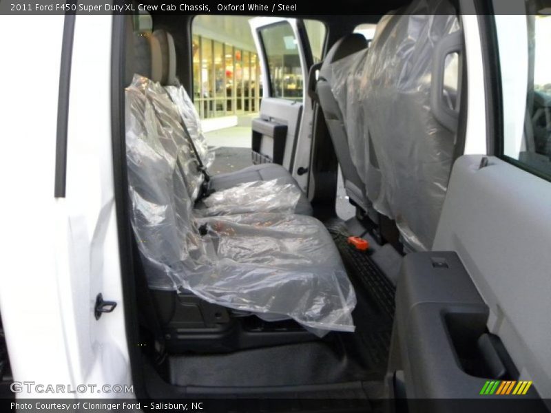 Oxford White / Steel 2011 Ford F450 Super Duty XL Crew Cab Chassis