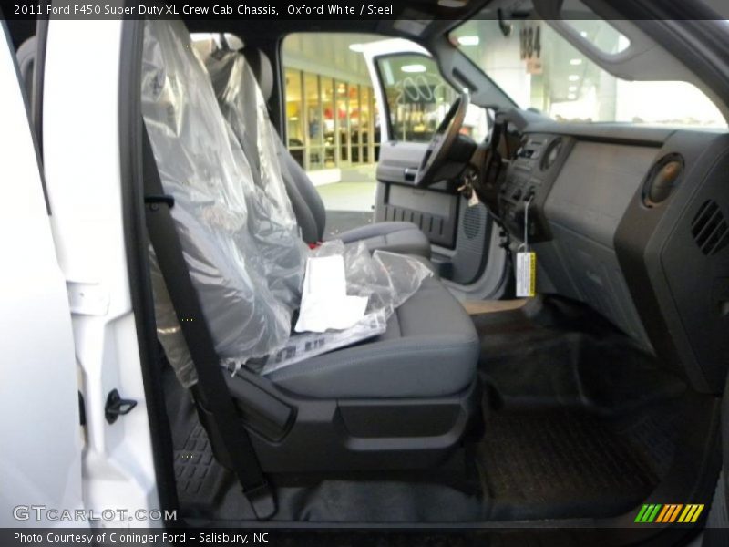 Oxford White / Steel 2011 Ford F450 Super Duty XL Crew Cab Chassis
