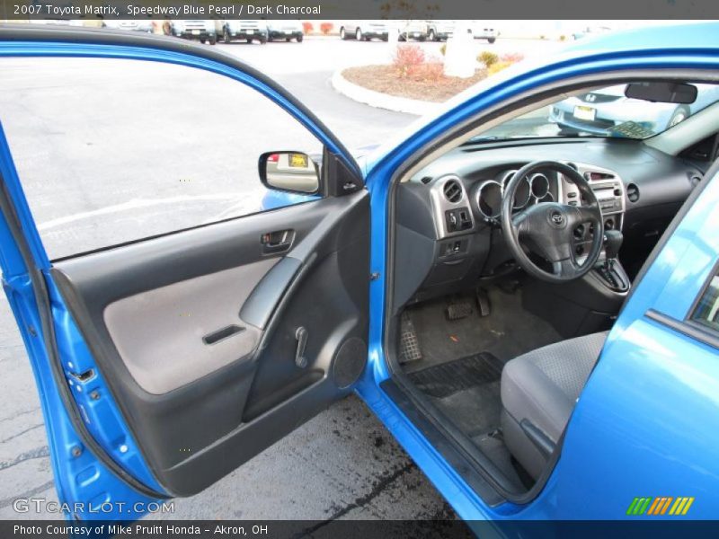 Speedway Blue Pearl / Dark Charcoal 2007 Toyota Matrix