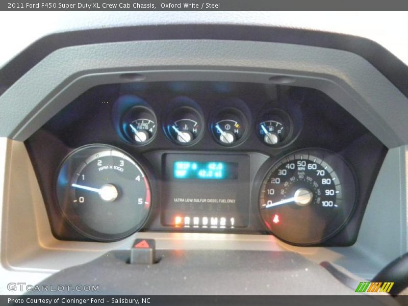  2011 F450 Super Duty XL Crew Cab Chassis XL Crew Cab Chassis Gauges