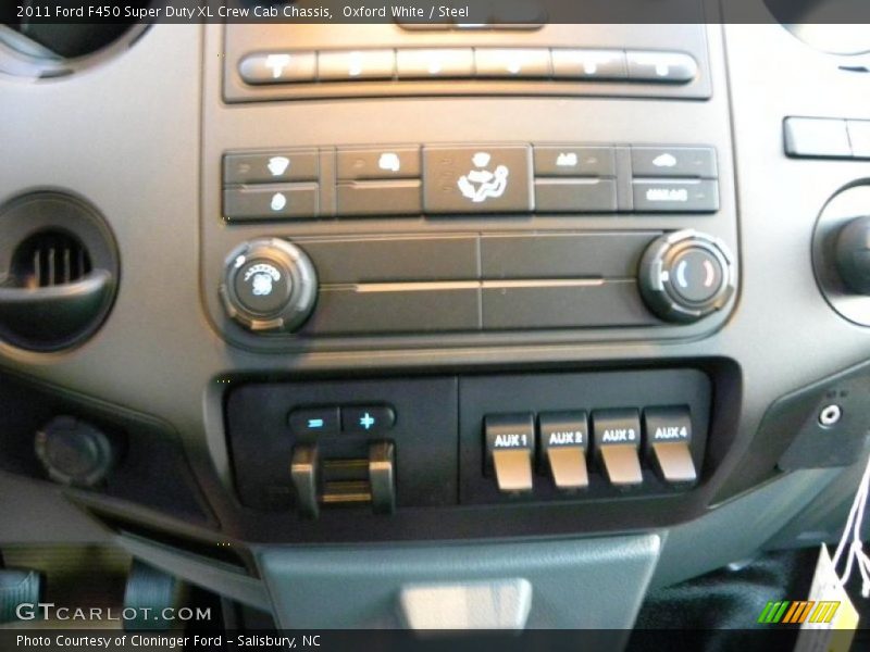 Oxford White / Steel 2011 Ford F450 Super Duty XL Crew Cab Chassis