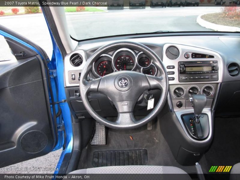 Speedway Blue Pearl / Dark Charcoal 2007 Toyota Matrix
