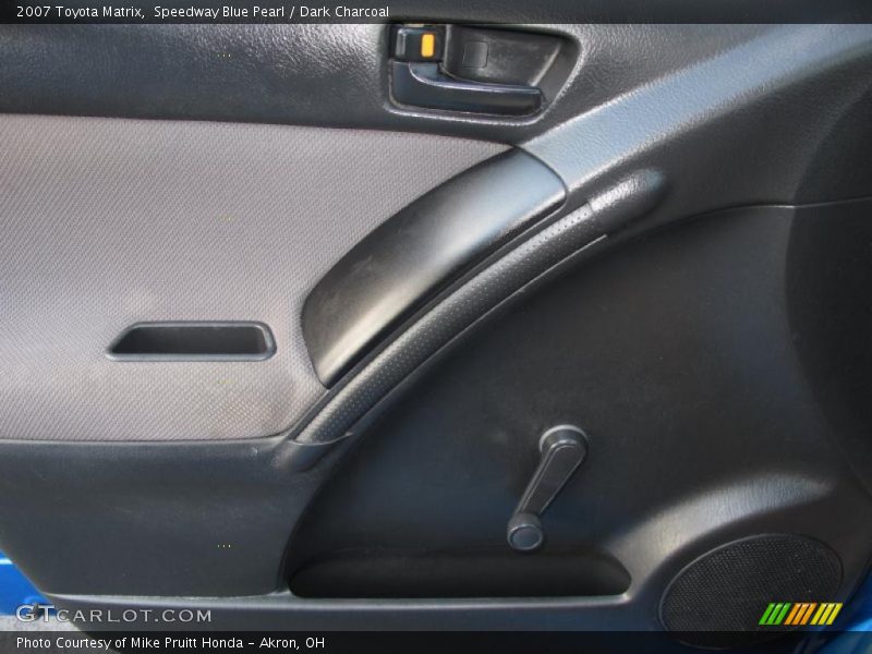 Speedway Blue Pearl / Dark Charcoal 2007 Toyota Matrix