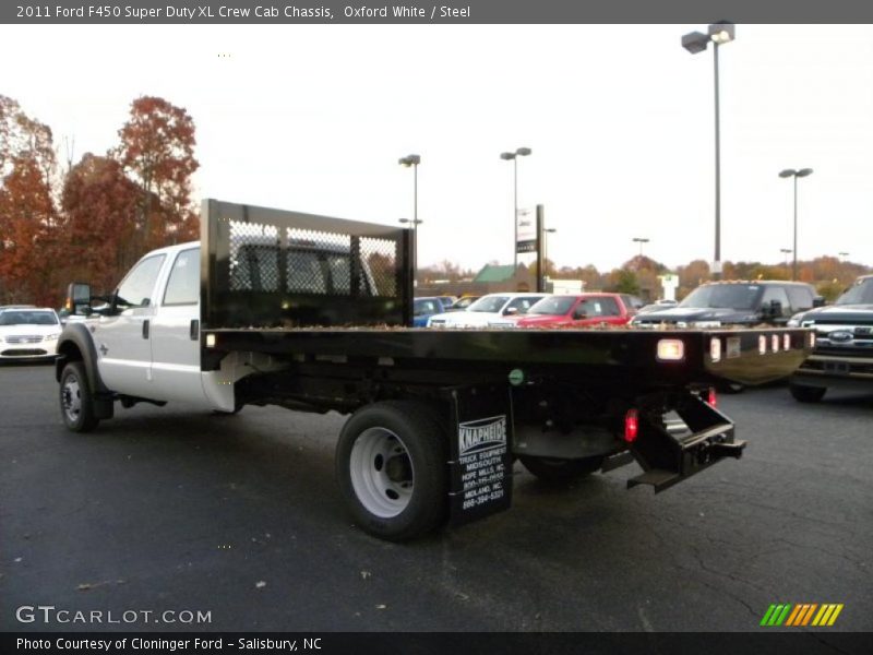 Oxford White / Steel 2011 Ford F450 Super Duty XL Crew Cab Chassis