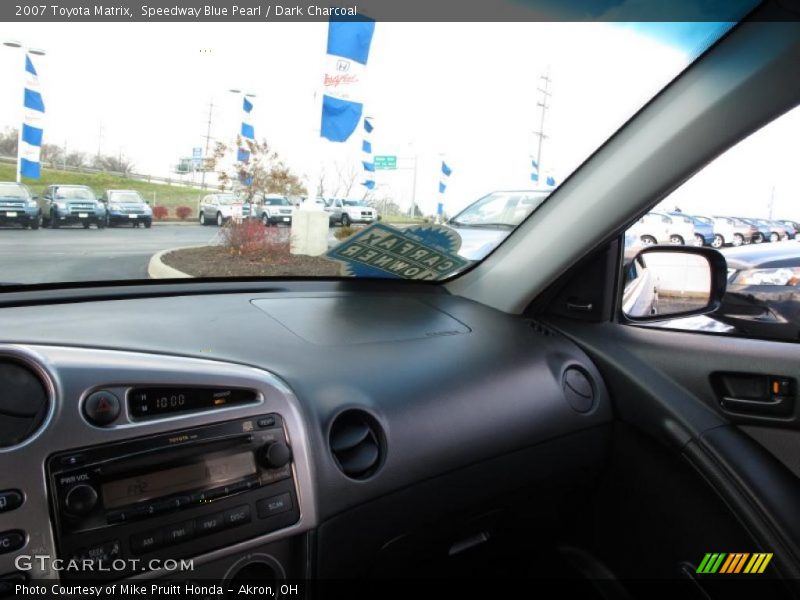 Speedway Blue Pearl / Dark Charcoal 2007 Toyota Matrix