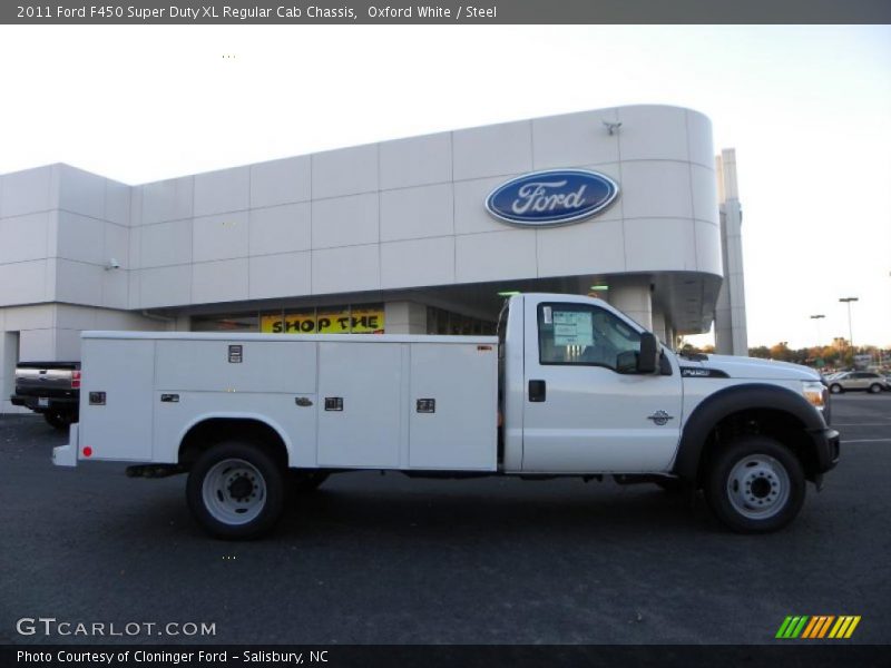 Oxford White / Steel 2011 Ford F450 Super Duty XL Regular Cab Chassis