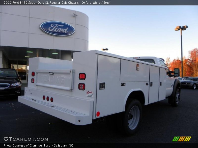 Oxford White / Steel 2011 Ford F450 Super Duty XL Regular Cab Chassis