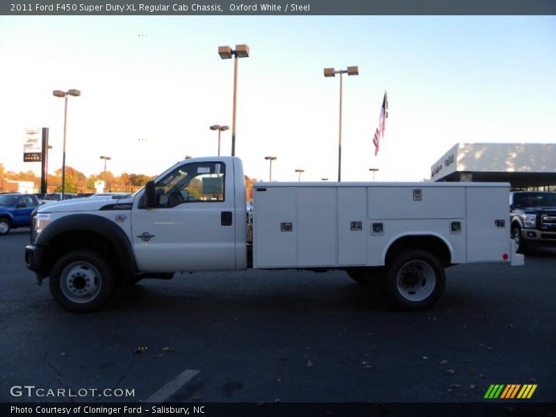 Oxford White / Steel 2011 Ford F450 Super Duty XL Regular Cab Chassis