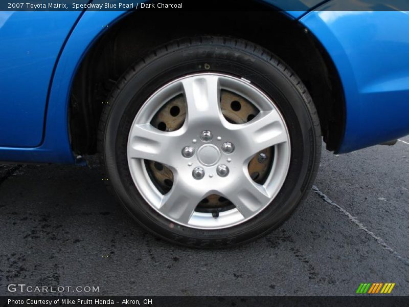 Speedway Blue Pearl / Dark Charcoal 2007 Toyota Matrix