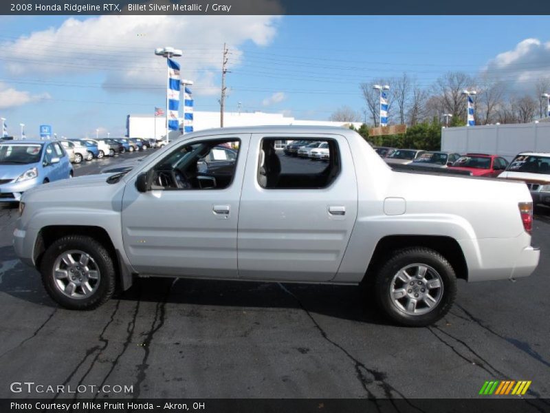 Billet Silver Metallic / Gray 2008 Honda Ridgeline RTX