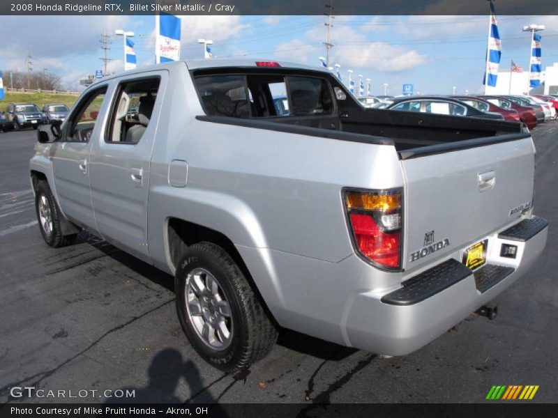 Billet Silver Metallic / Gray 2008 Honda Ridgeline RTX