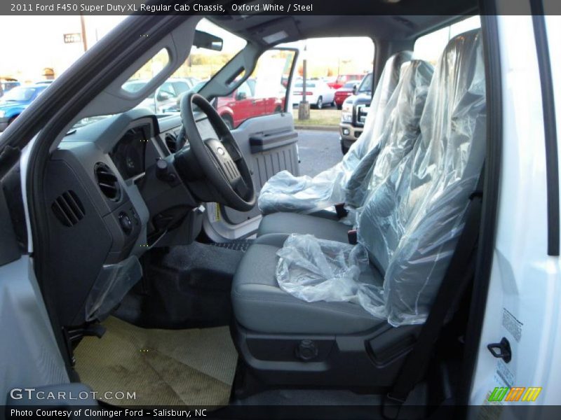 Oxford White / Steel 2011 Ford F450 Super Duty XL Regular Cab Chassis