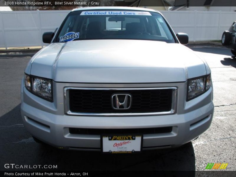 Billet Silver Metallic / Gray 2008 Honda Ridgeline RTX