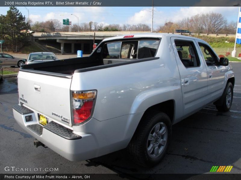 Billet Silver Metallic / Gray 2008 Honda Ridgeline RTX