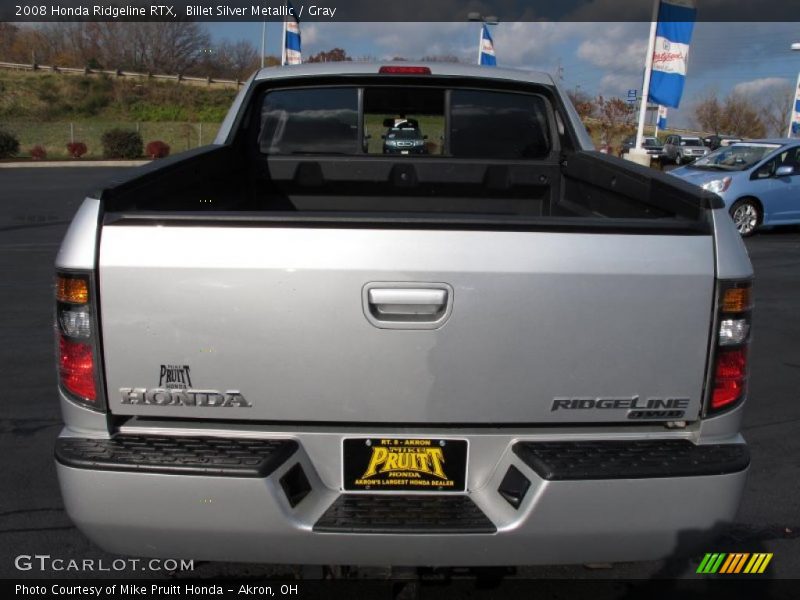 Billet Silver Metallic / Gray 2008 Honda Ridgeline RTX