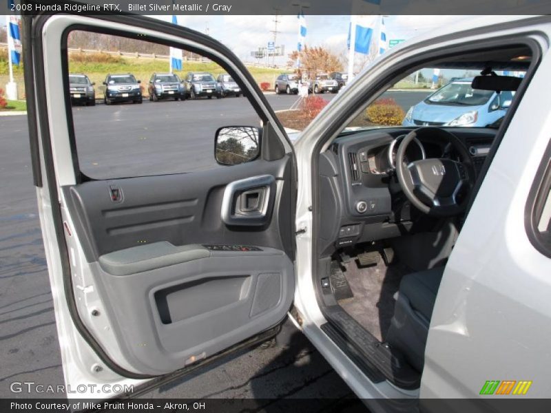 Billet Silver Metallic / Gray 2008 Honda Ridgeline RTX