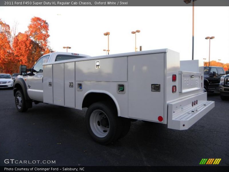 Oxford White / Steel 2011 Ford F450 Super Duty XL Regular Cab Chassis