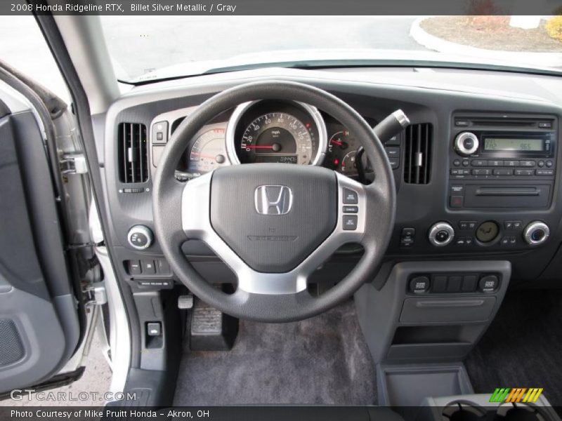 Billet Silver Metallic / Gray 2008 Honda Ridgeline RTX