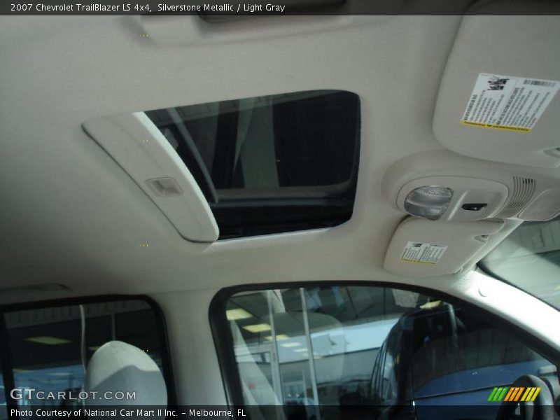 Silverstone Metallic / Light Gray 2007 Chevrolet TrailBlazer LS 4x4