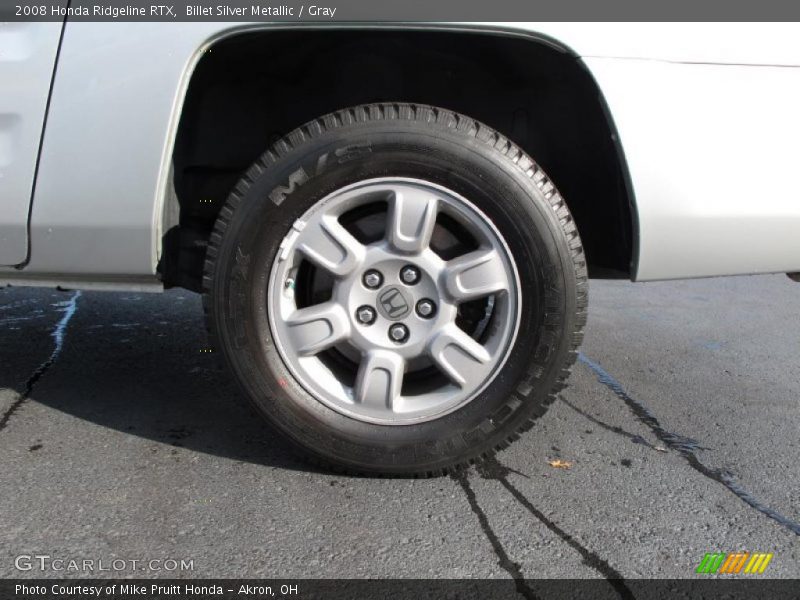 Billet Silver Metallic / Gray 2008 Honda Ridgeline RTX