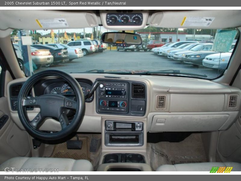 Sport Red Metallic / Tan/Neutral 2005 Chevrolet Suburban 1500 LT