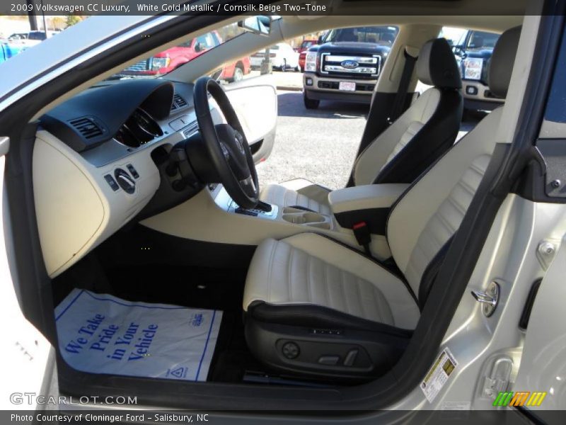  2009 CC Luxury Cornsilk Beige Two-Tone Interior